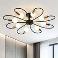 Spiral Sputnik Dining Room Chandelier Canva Home