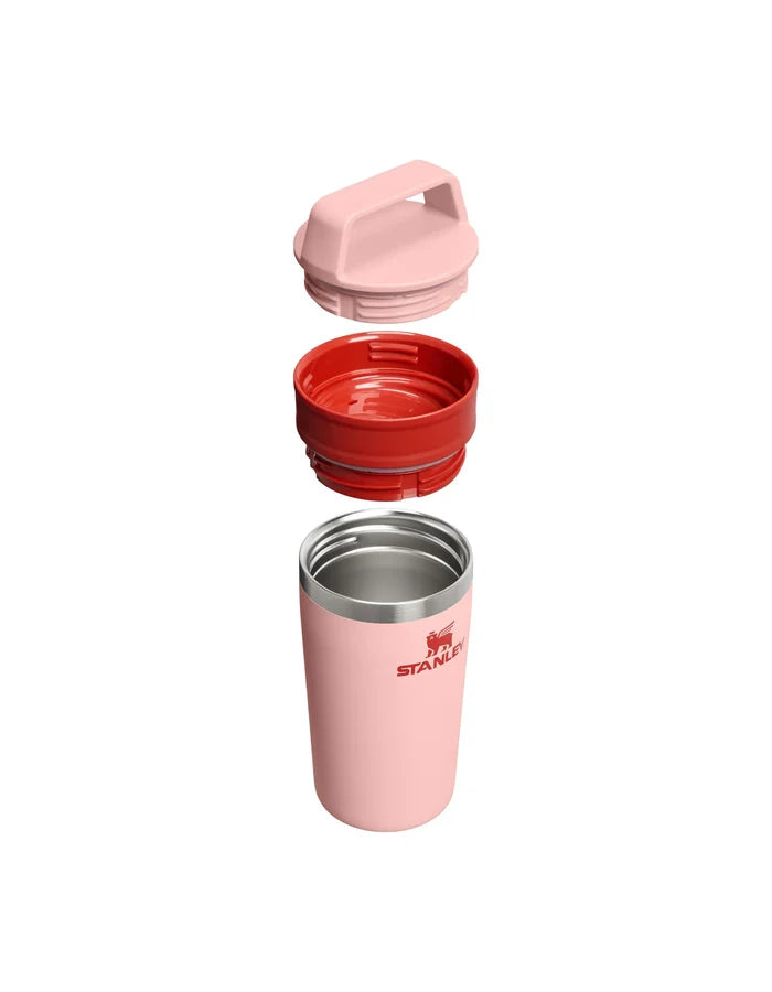 STANLEY THE CAFÉ-TO-GO TRAVEL MUG | 12 OZ Peach Rose Home & Living > Drinkware > Tumblers & Travel Mugs > Travel Mugs > Stanley Hyde Boutique