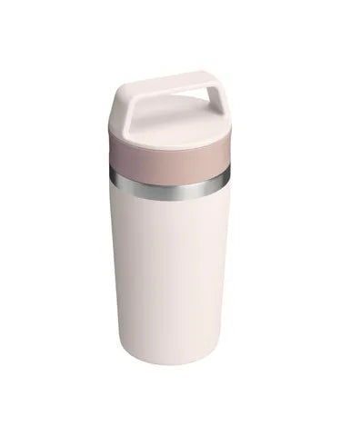 STANLEY THE CAFÉ-TO-GO TRAVEL MUG | 12 OZ Rose Quartz Home & Living > Drinkware > Tumblers & Travel Mugs > Travel Mugs > Stanley Hyde Boutique