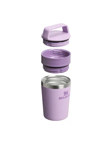 STANLEY THE CAFÉ-TO-GO TRAVEL MUG | 8 OZ LILAC Home & Living > Drinkware > Tumblers & Travel Mugs > Travel Mugs > Stanley Hyde Boutique