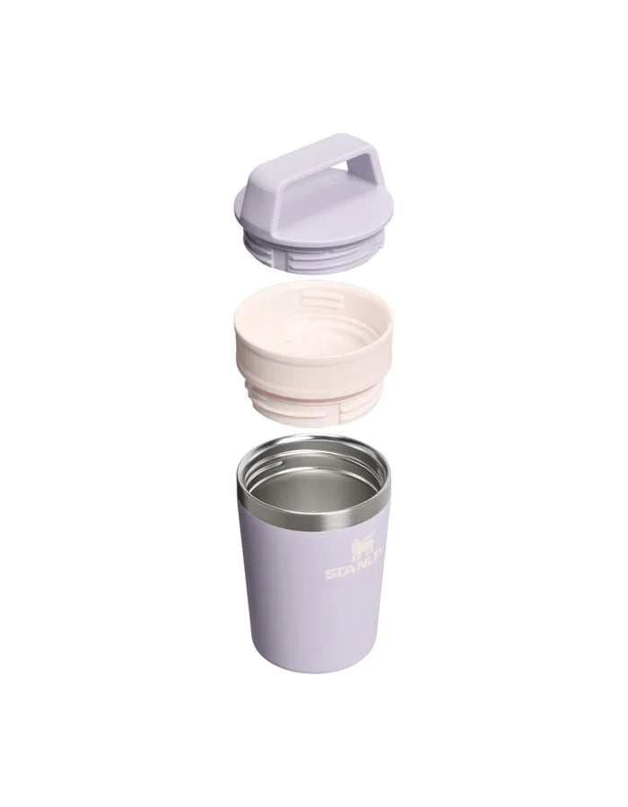 STANLEY THE CAFÉ-TO-GO TRAVEL MUG | 8 OZ Purple Dust Home & Living > Drinkware > Tumblers & Travel Mugs > Travel Mugs > Stanley Hyde Boutique