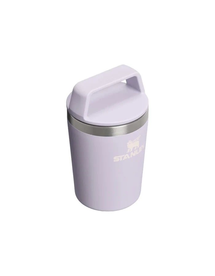 STANLEY THE CAFÉ-TO-GO TRAVEL MUG | 8 OZ Purple Dust Home & Living > Drinkware > Tumblers & Travel Mugs > Travel Mugs > Stanley Hyde Boutique