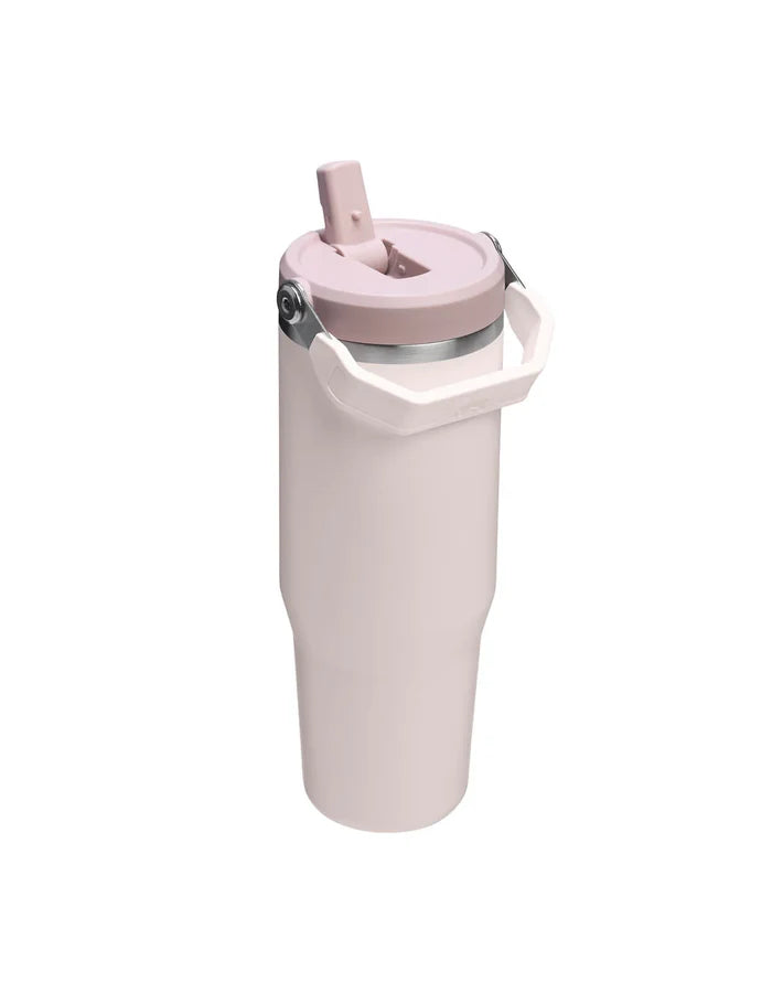 Stanley The IceFlow Flip Straw Tumbler 30oz - Rose Quartz Home & Living > Drinkware > Tumblers & Travel Mugs > Insulated Tumblers > Stanley Hyde Boutique