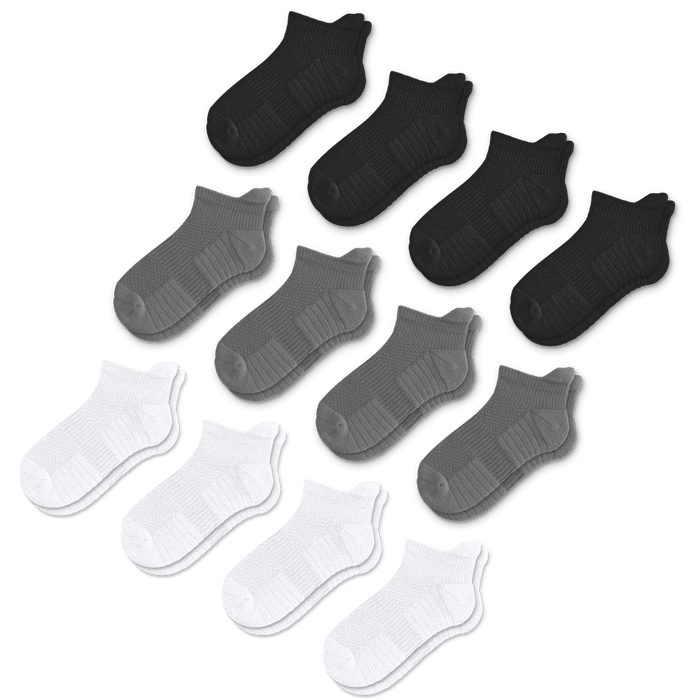 Viasox Starter Ankle Compression Socks Bundle 12-Pack front view