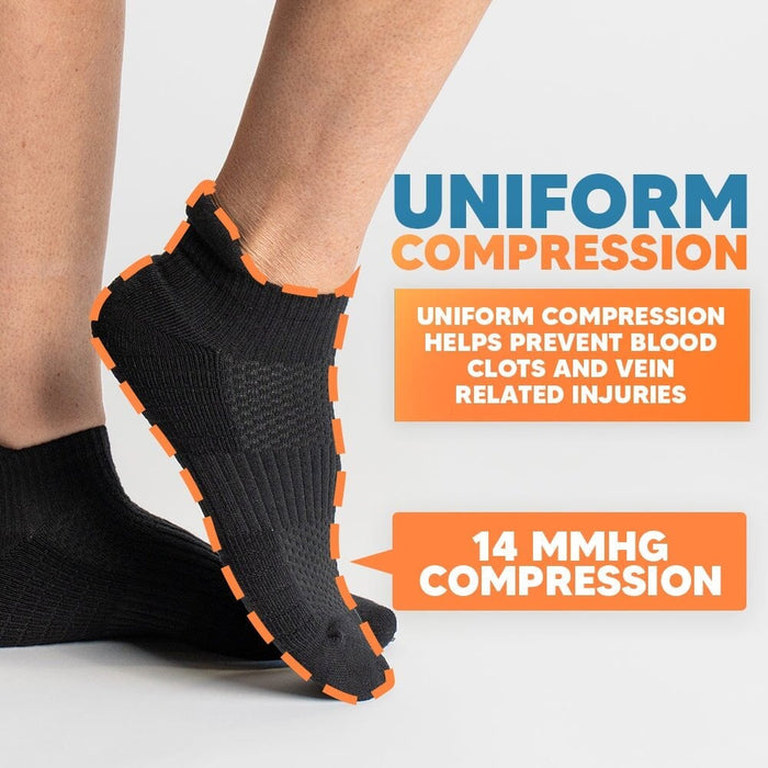Viasox Starter Ankle Compression Socks Bundle 12-Pack feature view