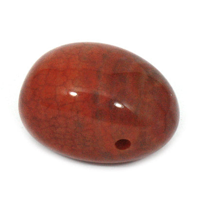 Stone: Fire Stone Drilled Agate (Hole Drilled)