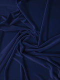 Stretch Velvet Velour Spandex 360 Grams Costume Fabric / Royal Blue / Sold By The Yard