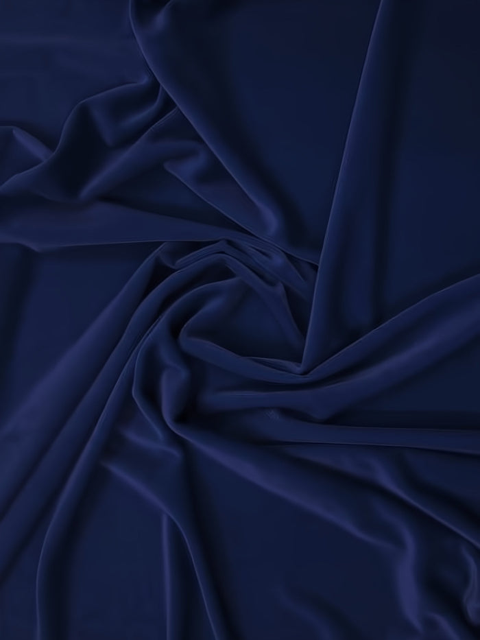 Stretch Velvet Velour Spandex 360 Grams Costume Fabric / Royal Blue / Sold By The Yard