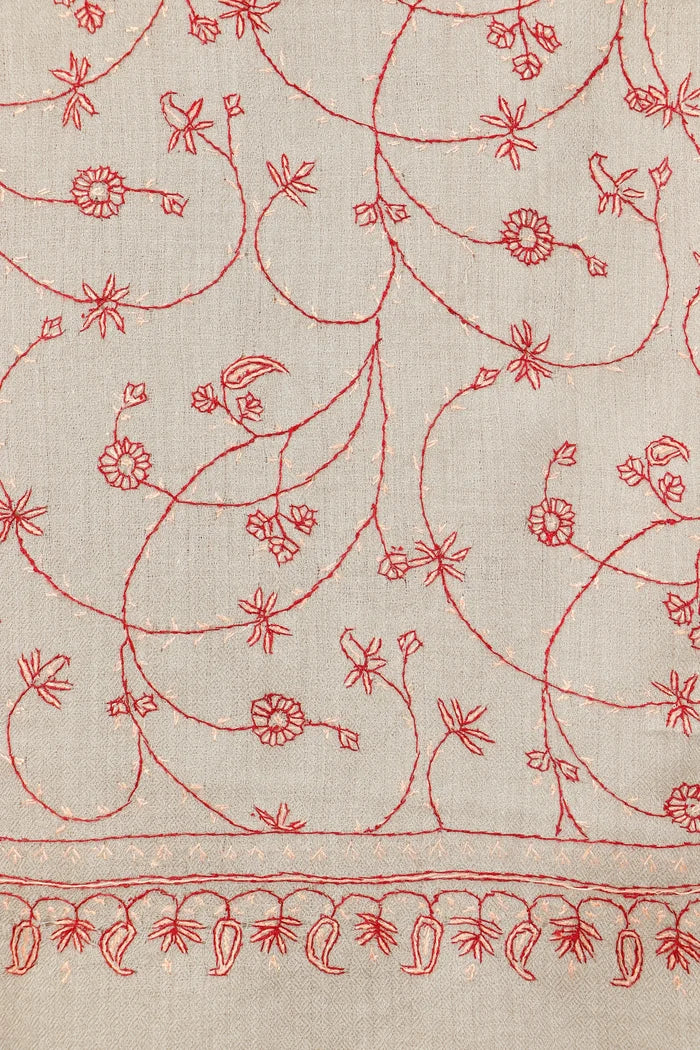 Sui Jaal Stole – Lightweight Net-Pattern Stole