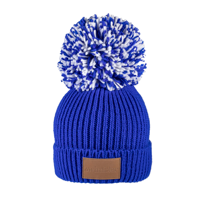 Swimbler 'Blue Lagoon' Waterproof Bobble Hat