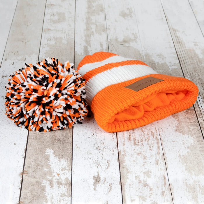 Swimbler 'Papaya' Waterproof Bobble Hat