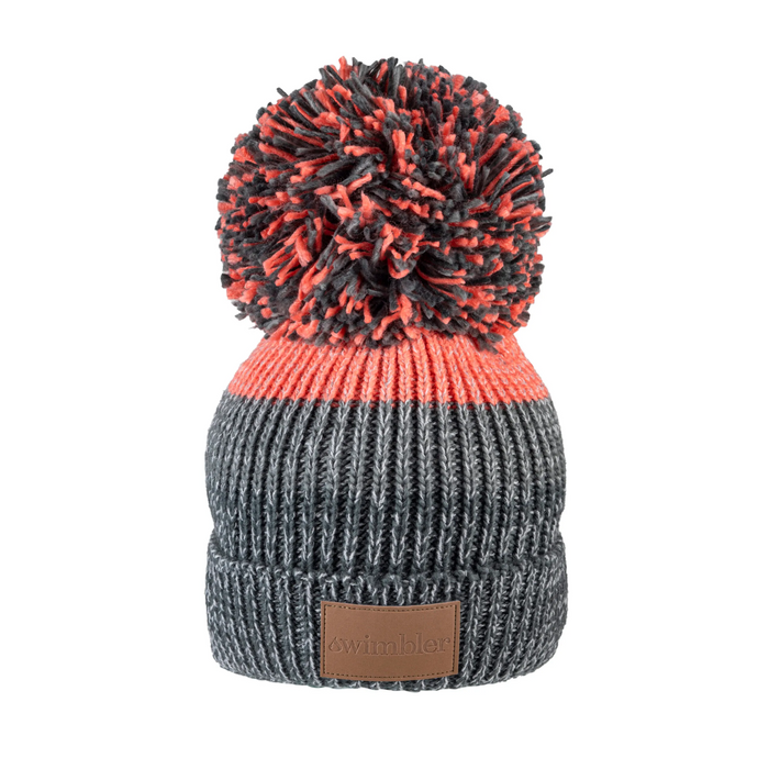 Swimbler 'Peach Aboo' Waterproof Bobble Hat