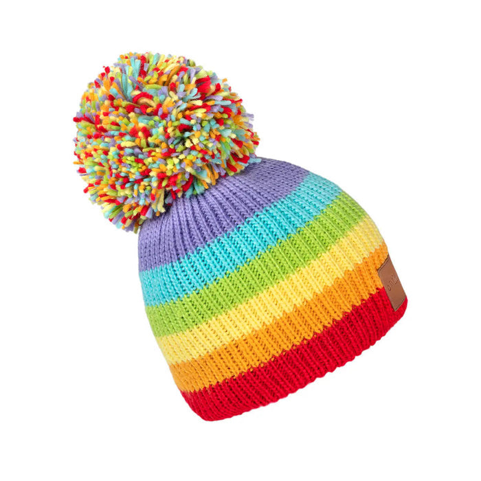 Swimbler 'Rainbow Warrior' Waterproof Bobble Hat