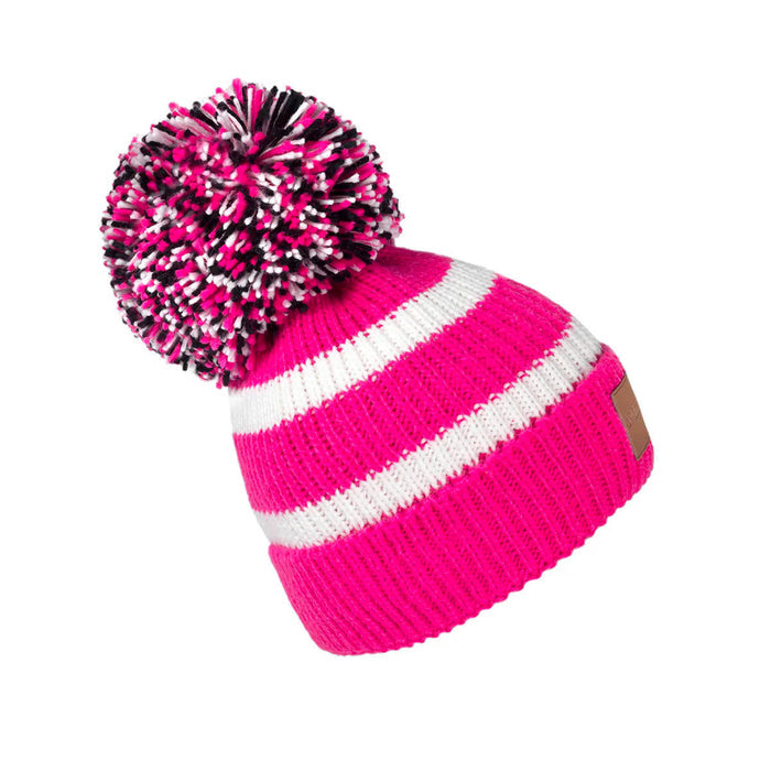Swimbler 'Raspberry Cupcake' Waterproof Bobble Hat