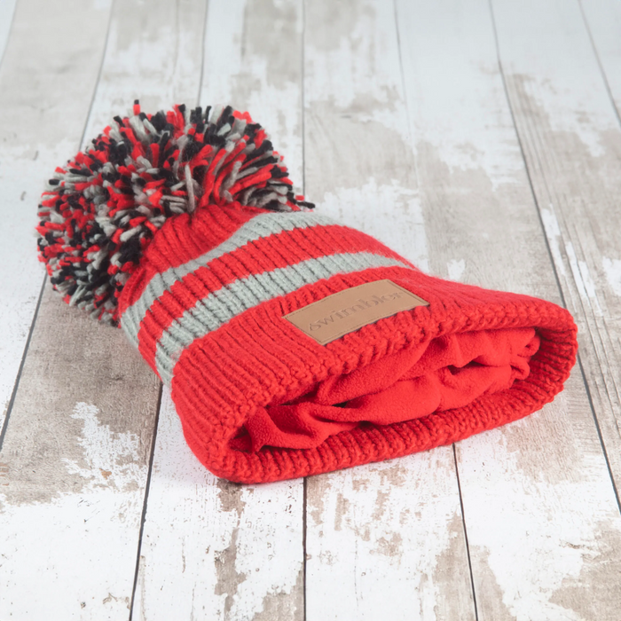 Swimbler 'Red Sea' Waterproof Bobble Hat