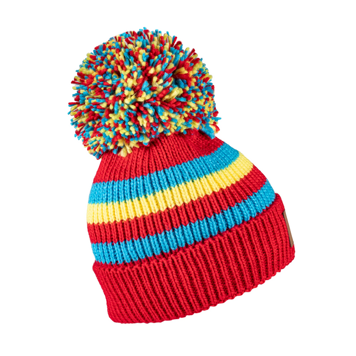 Swimbler 'Red Sky' Waterproof Bobble Hat