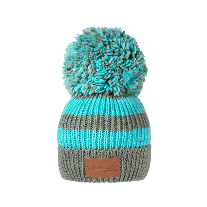 Swimbler 'Sea Mist' Waterproof Bobble Hat
