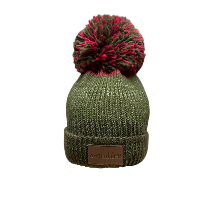 Swimbler 'Very Berry' Waterproof Bobble Hat