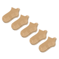 Viasox Tan Ankle Compression Socks 5-Pack Bundle front view