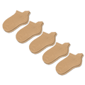 Viasox Tan Ankle Socks Bundle 5-Pack front view
