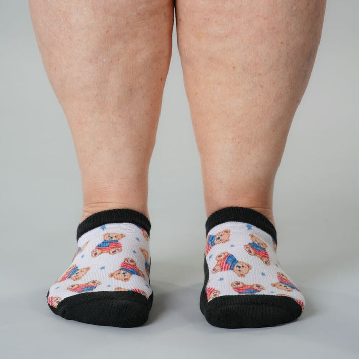 Teddy Bears Ankle Socks 5-Pack Bundle