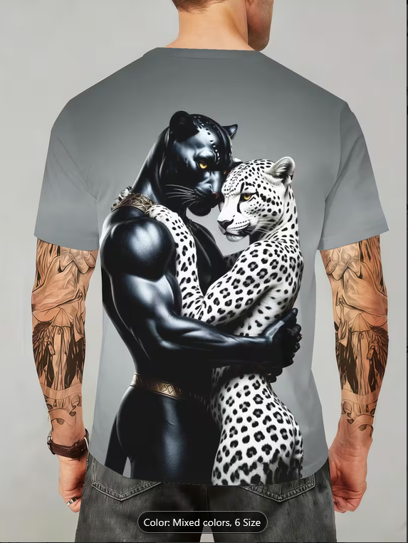Tee Shirt Leopards.