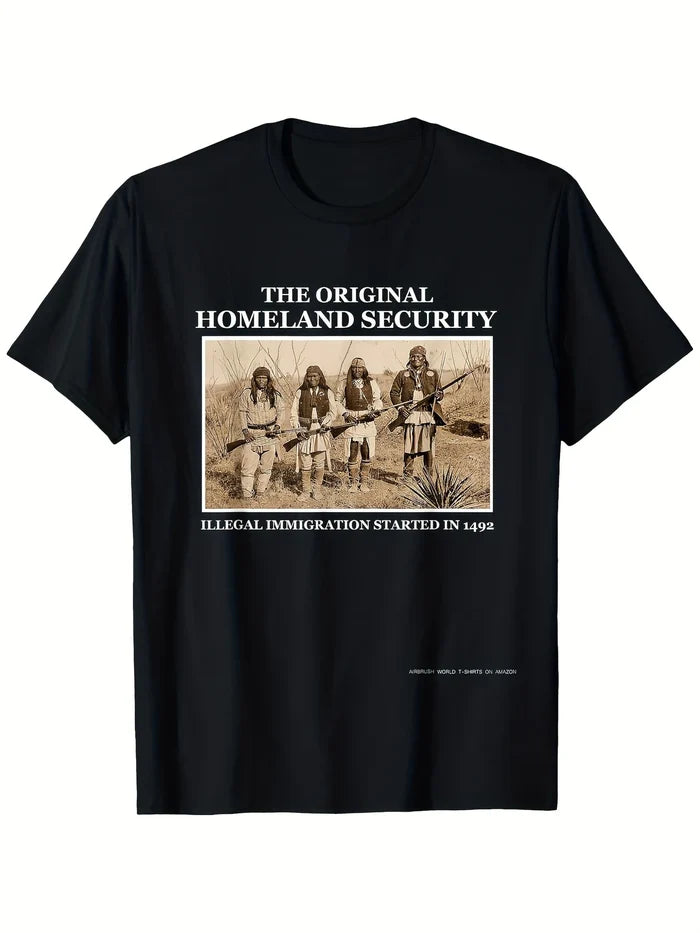 Tee Shirt: Original Homeland Security (STYLE II)  (Free Shipping)