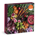 A 500 piece jigsaw puzzle box featuring a colorful array of pickled vegetables on the cover, indicating a garden-themed puzzle experience.