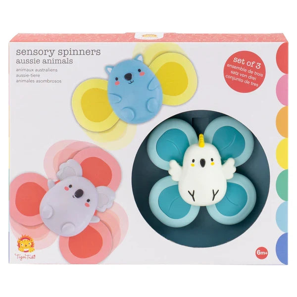 Tiger Tribe - Sensory Spinners Aussie Animals 3 Pk