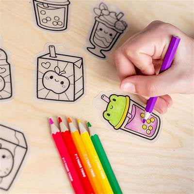 Tiger Tribe Shrinkorama Charm Bracelet - Kawaii Drinks