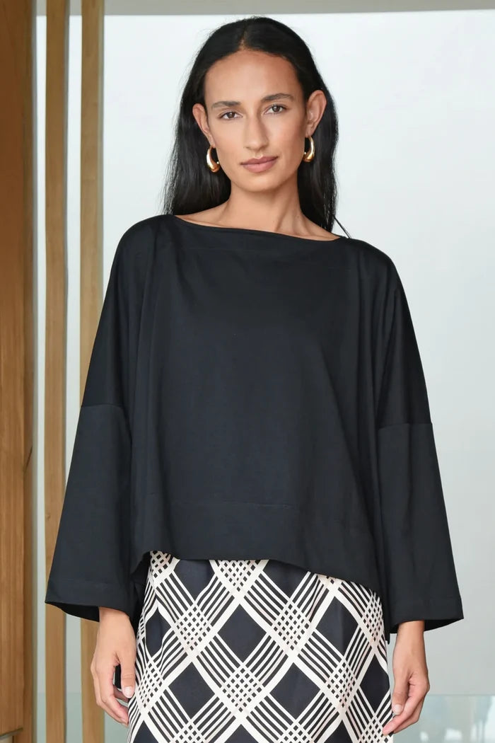 Trelise Cooper Don't Give a Tee Top - Black Hyde Boutique