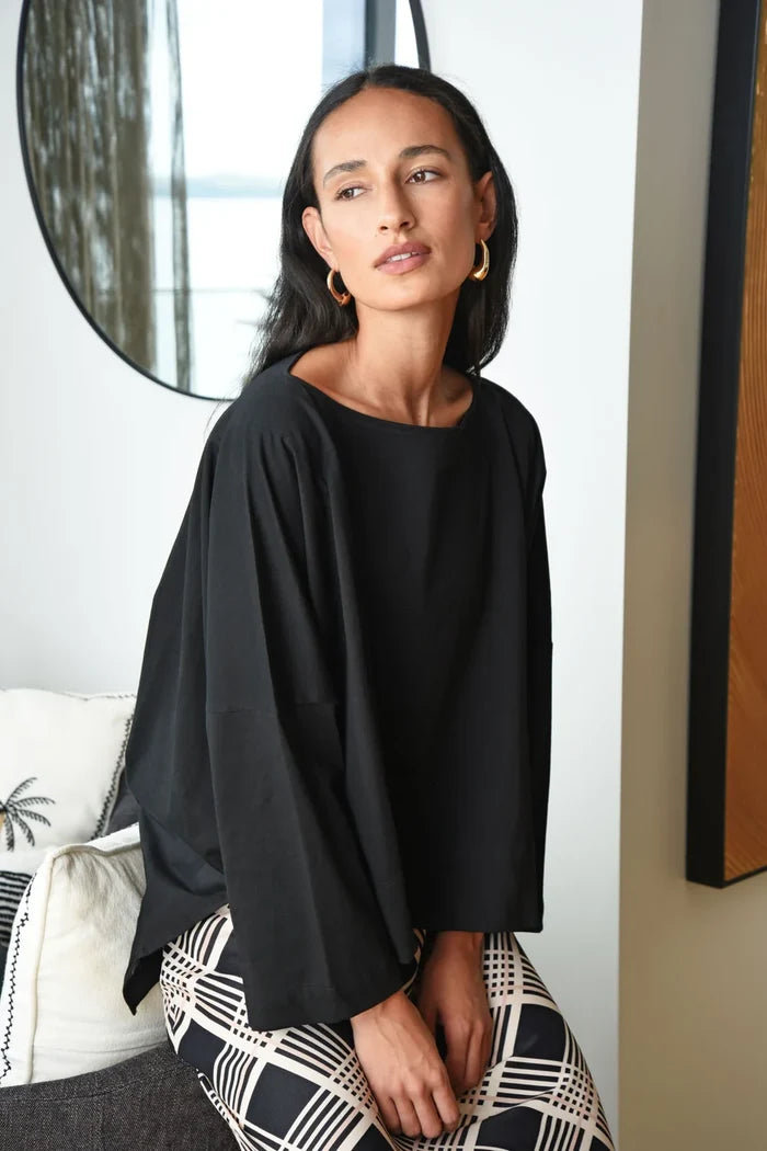 Trelise Cooper Don't Give a Tee Top - Black Hyde Boutique