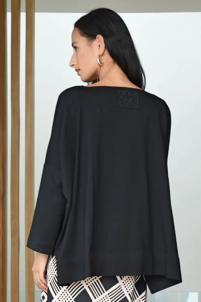 Trelise Cooper Don't Give a Tee Top - Black Hyde Boutique
