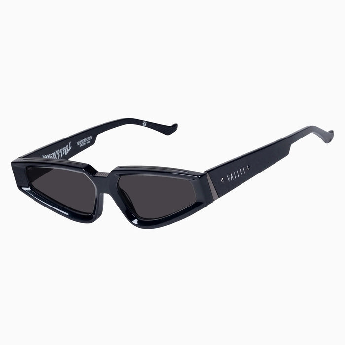 Valley Eyewear Nightfall - Gloss Black w. Gloss Gun Metal/Black Lens Accessories > Accessories > Sunglasses > Sunglasses > Valley Eyewear Hyde Boutique