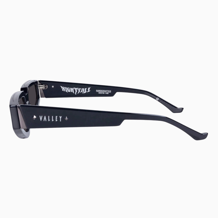 Valley Eyewear Nightfall - Gloss Black w. Gloss Gun Metal/Black Lens Accessories > Accessories > Sunglasses > Sunglasses > Valley Eyewear Hyde Boutique