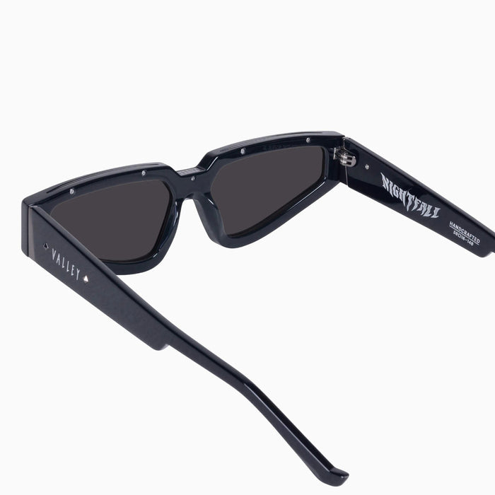 Valley Eyewear Nightfall - Gloss Black w. Gloss Gun Metal/Black Lens Accessories > Accessories > Sunglasses > Sunglasses > Valley Eyewear Hyde Boutique