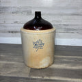 Vintage Western Stoneware 5 Gallon Two Tone Crock Jug