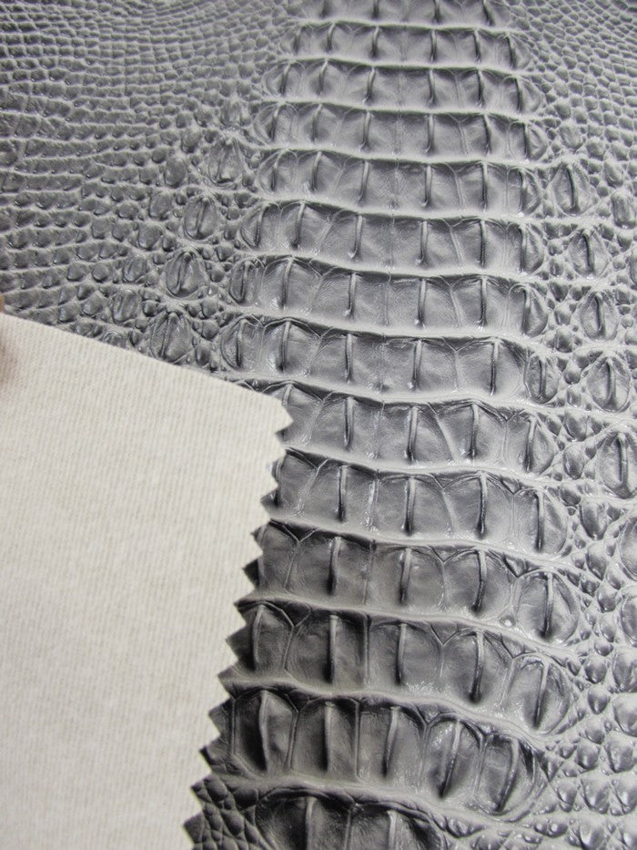 Viper Green Hydra Gator 3D Embossed Vinyl Fabric / Sold By The Yard