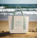 Natural/Sage Green Heat Transfer Bag