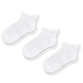 Viasox White Ankle Compression Socks Bundle 3-Pack front view