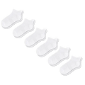 Viasox White Ankle Compression Socks Bundle 6-Pack front view