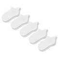 Viasox White Ankle Socks Bundle 5-Pack front view