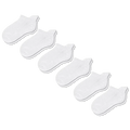 Viasox White Ankle Socks Bundle 6-Pack front view