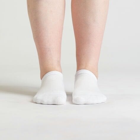 Viasox White Ankle Socks Bundle 6-Pack side view