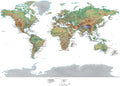 Digital Miller World Terrain map in Adobe Illustrator vector format with Terrain MILLER-545330