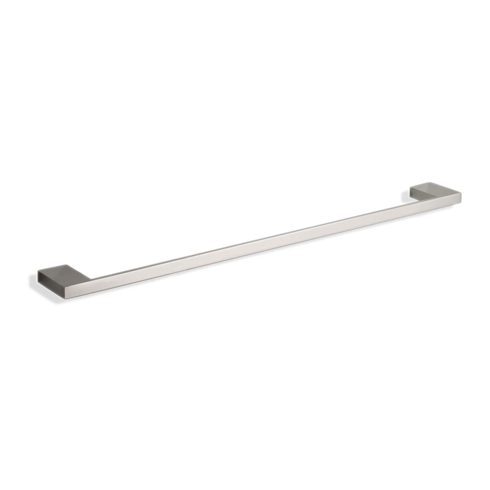 Sharp and clean lines capture modern simplicity with this towel bar.