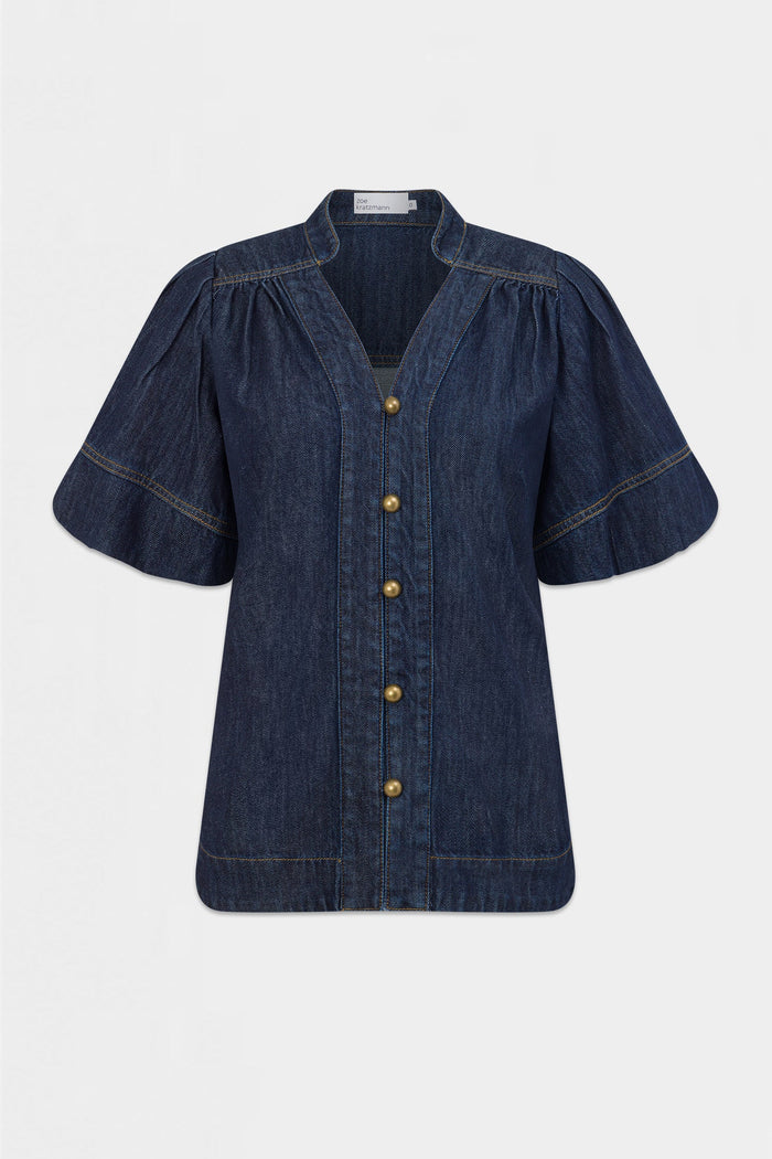 Zoe Kratzman Magnify Top - Dark Denim Hyde Boutique